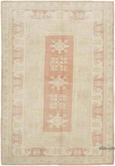 Alfombra Vintage Turca Anudada a Mano - 160 cm x 230 cm