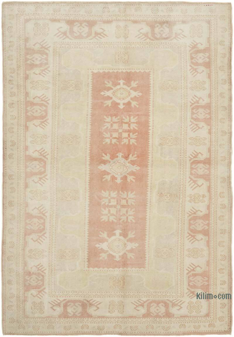 Vintage Turkish Hand-Knotted Rug - 5' 3" x 7' 7" (63" x 91") - K0065122