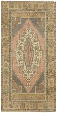 El Dokuma Vintage Halı - 122 cm x 243 cm