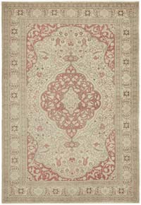 Alfombra Vintage Turca Anudada a Mano - 153 cm x 220 cm