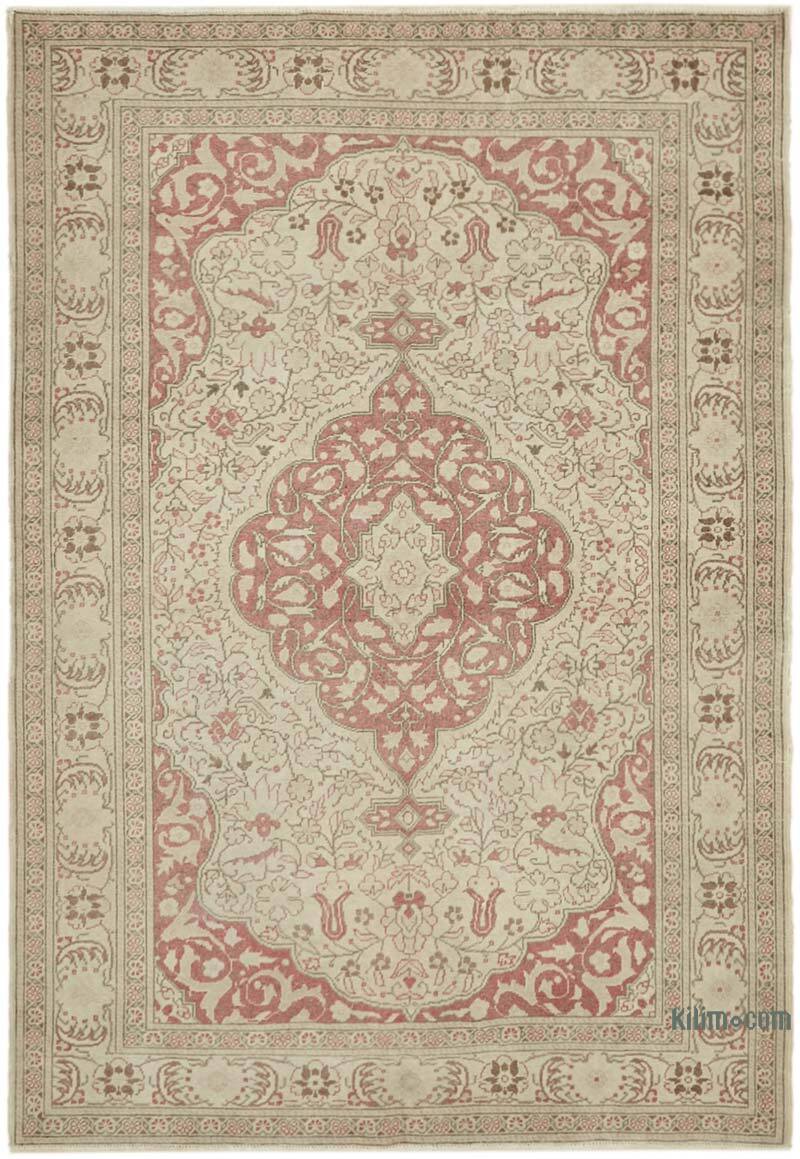 El Dokuma Vintage Halı - 153 cm x 220 cm - K0065127