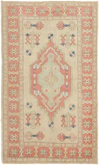 El Dokuma Vintage Halı - 139 cm x 226 cm