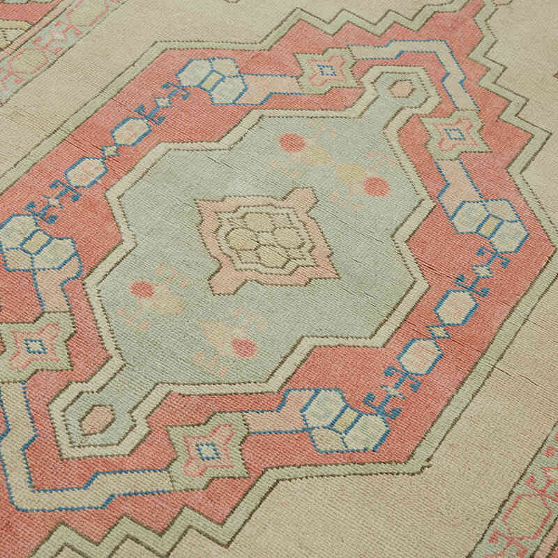 Vintage Turkish Hand-Knotted Rug - 4' 7" x 7' 5" (55" x 89") - K0065129