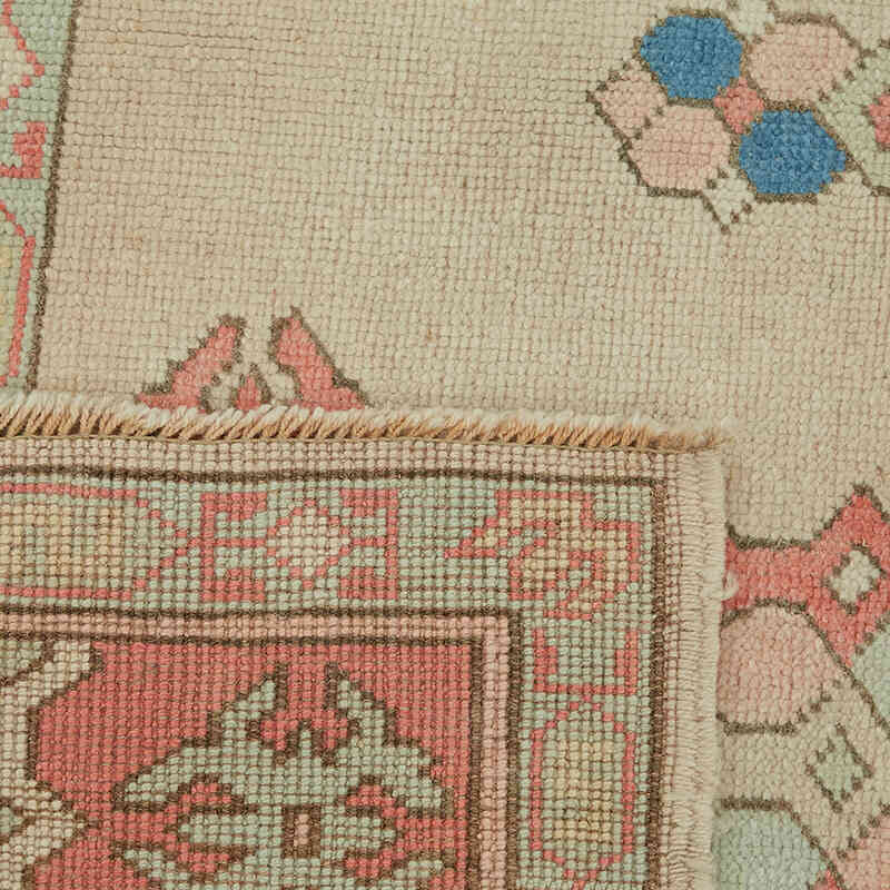 Vintage Turkish Hand-Knotted Rug - 4' 7" x 7' 5" (55" x 89") - K0065129