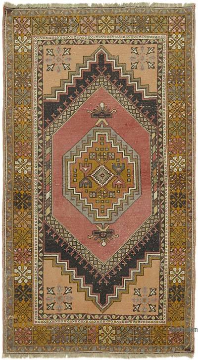 Vintage Turkish Hand-Knotted Rug - 3' 10" x 6' 10" (46 in. x 82 in.)