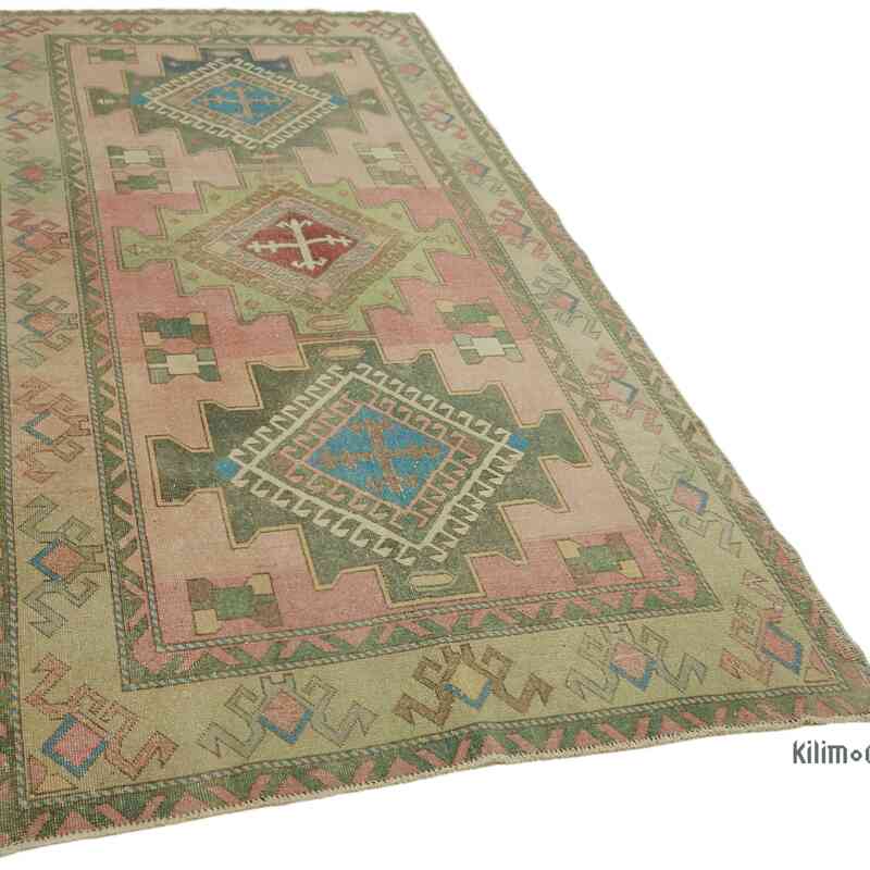 Vintage Turkish Hand-Knotted Rug - 5'  x 9' 2" (60 in. x 110 in.) - K0065141