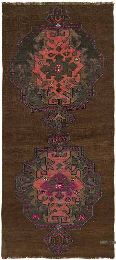 Vintage Turkish Hand-Knotted Rug - 3' 7" x 7' 9" (43 in. x 93 in.)
