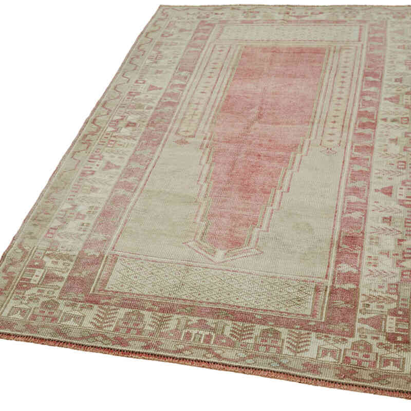 El Dokuma Vintage Halı - 127 cm x 190 cm - K0065147