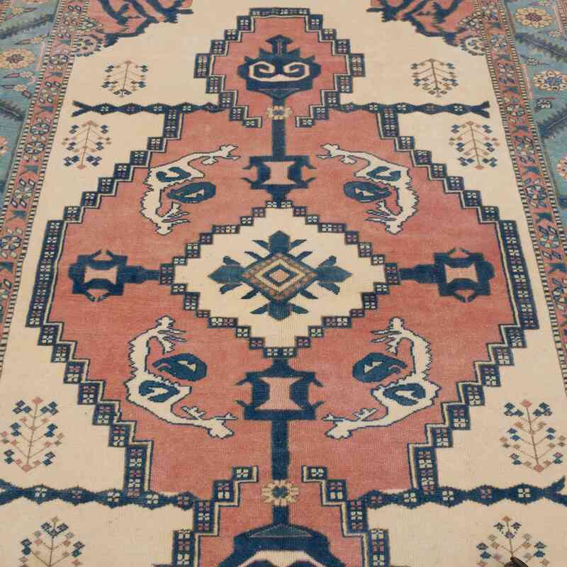 Vintage Turkish Hand-Knotted Rug - 4' 11" x 6' 6" (59 in. x 78 in.) - K0065151