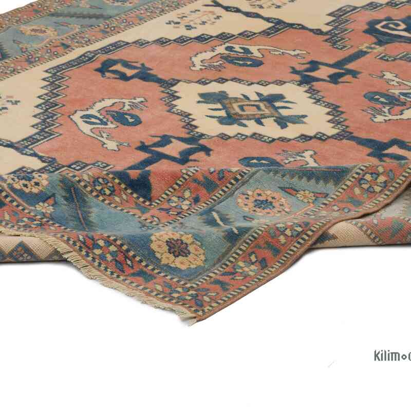 Vintage Turkish Hand-Knotted Rug - 4' 11" x 6' 6" (59 in. x 78 in.) - K0065151
