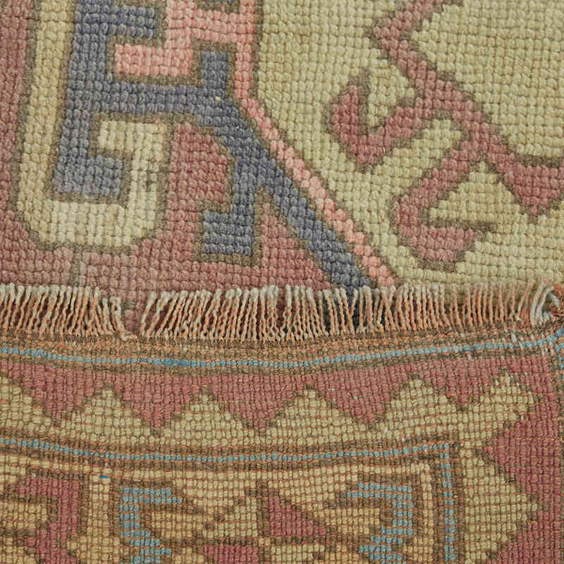 Alfombra Vintage Turca Anudada a Mano - 141 cm x 220 cm - K0065157