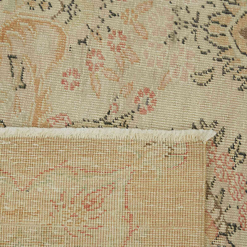 Alfombra Vintage Turca Anudada a Mano - 137 cm x 208 cm - K0065159