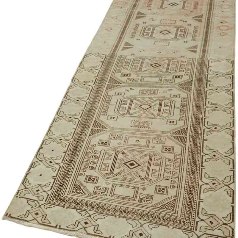 Vintage Turkish Hand-Knotted Runner - 2' 10" x 9' 4" (34 in. x 112 in.) - K0065160
