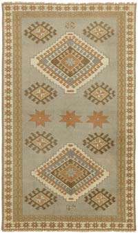 El Dokuma Vintage Halı - 127 cm x 211 cm