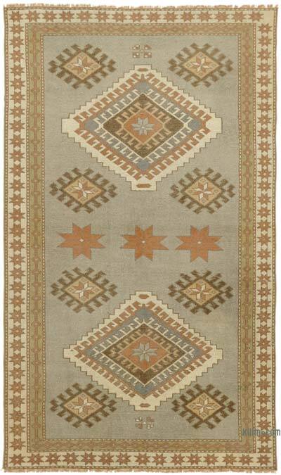 El Dokuma Vintage Halı - 127 cm x 211 cm