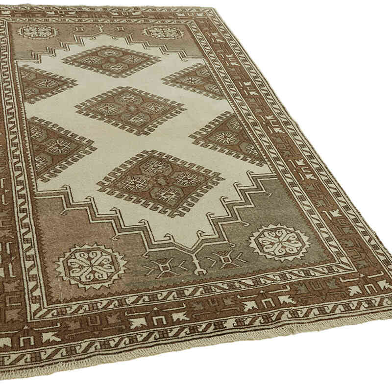 El Dokuma Vintage Halı - 140 cm x 214 cm - K0065169