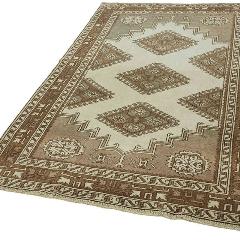 El Dokuma Vintage Halı - 140 cm x 214 cm - K0065169