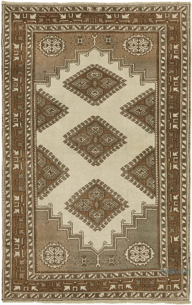 El Dokuma Vintage Halı - 140 cm x 214 cm - K0065169