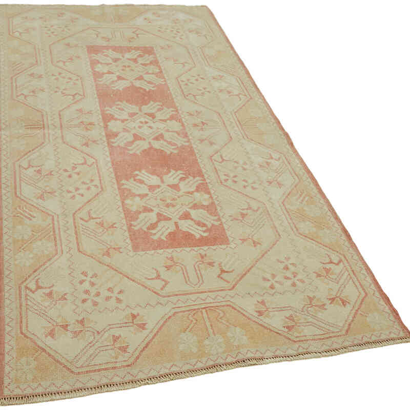 Vintage Turkish Hand-Knotted Rug - 3' 10" x 6' 11" (46" x 83") - K0065171