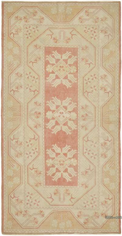 El Dokuma Vintage Halı - 116 cm x 212 cm