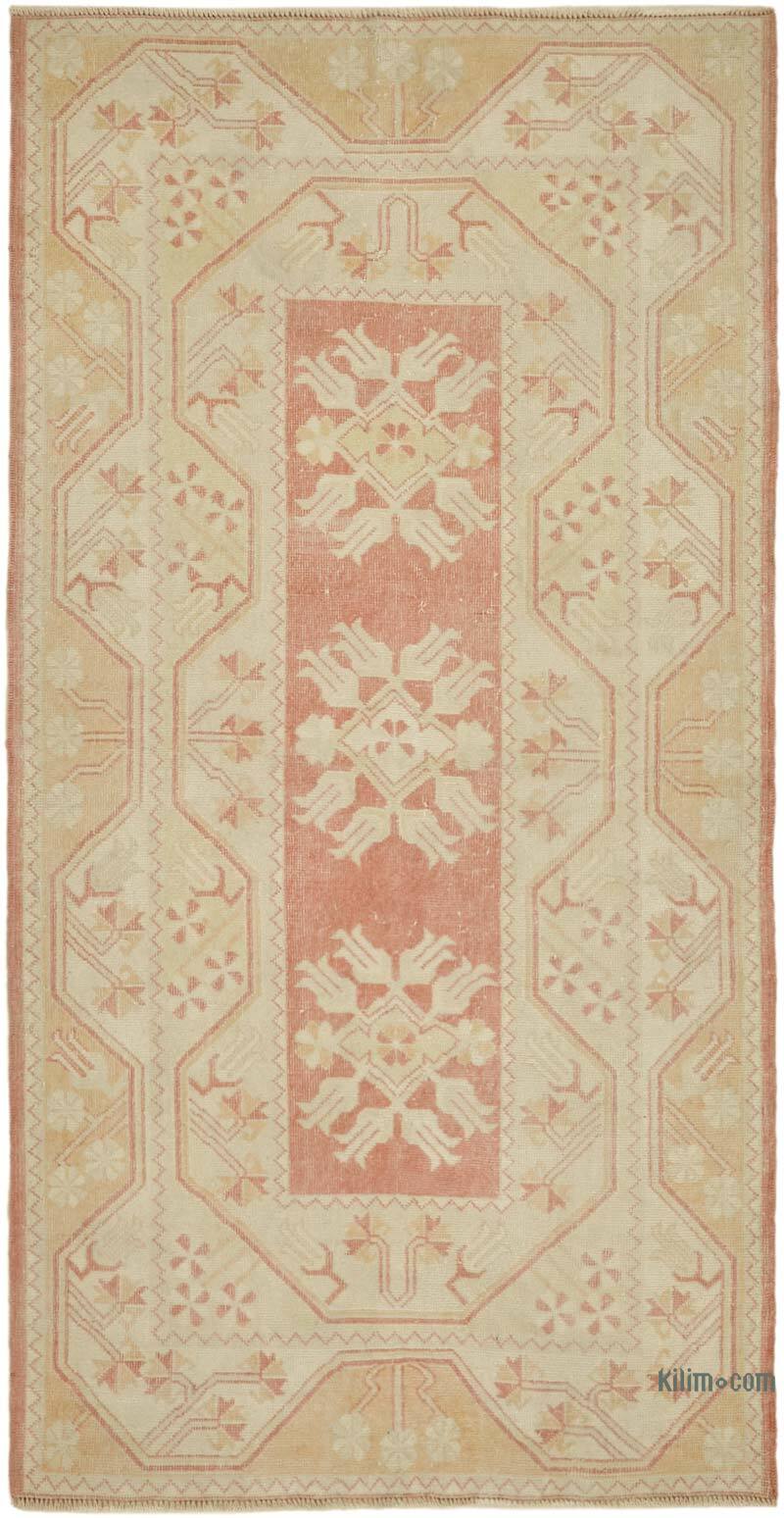 Vintage Turkish Hand-Knotted Rug - 3' 10" x 6' 11" (46" x 83") - K0065171