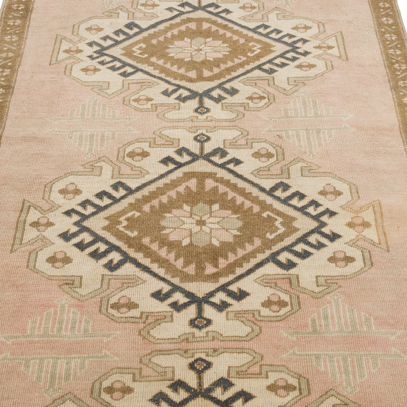 Vintage Turkish Hand-Knotted Rug - 4' 1" x 6' 2" (49" x 74") - K0065172