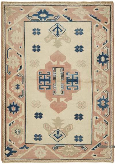 Alfombra Vintage Turca Anudada a Mano - 124 cm x 167 cm