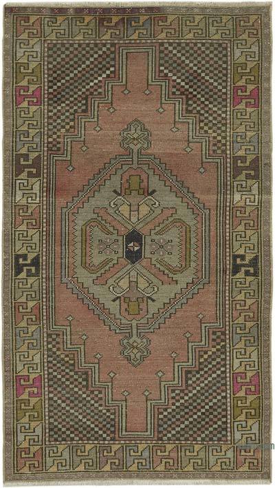 Vintage Turkish Hand-Knotted Rug - 3' 6" x 6' 2" (42 in. x 74 in.)