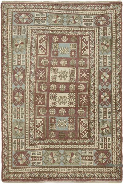 Vintage Turkish Hand-Knotted Rug - 4' 2" x 6' 2" (50 in. x 74 in.)