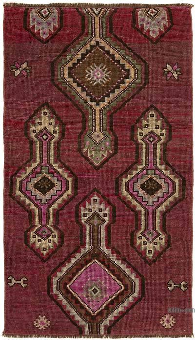 Vintage Turkish Hand-Knotted Rug - 2' 8" x 4' 6" (32 in. x 54 in.)
