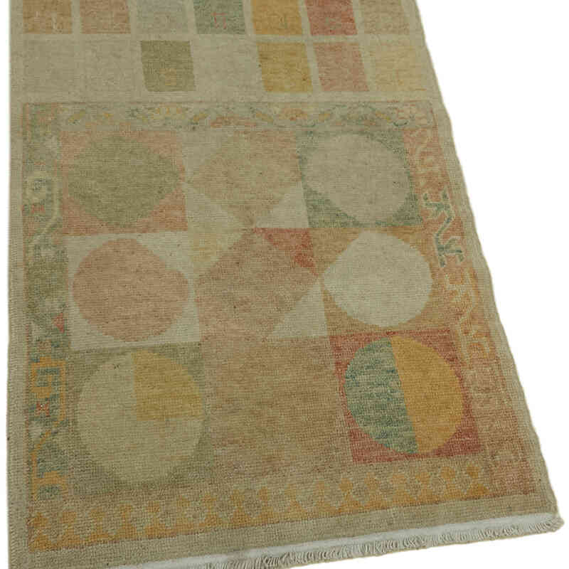 Vintage Turkish Hand-Knotted Rug - 2' 3" x 3' 1" (27" x 37") - K0065270
