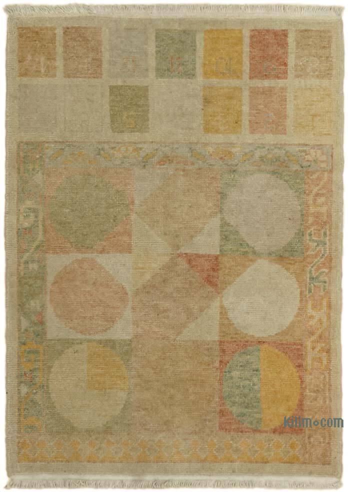Vintage Turkish Hand-Knotted Rug - 2' 3" x 3' 1" (27" x 37") - K0065270