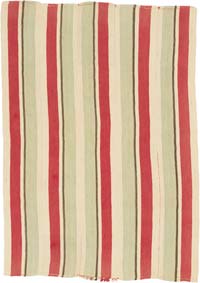 Vintage Anatolian Kilim Rug - 5' 1" x 7' 3" (61" x 87")