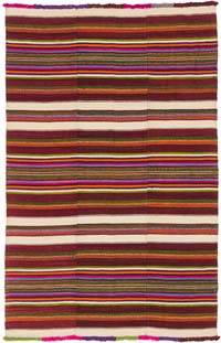 Vintage Manisa Kilim Rug - 4' 5" x 6' 11" (53" x 83")