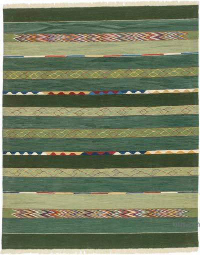 New Handwoven Turkish Kilim Rug - 8' 5" x 10' 4" (101 in. x 124 in.)