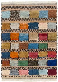 Multicolor New Turkish Tulu Rug - 120 cm x 163 cm