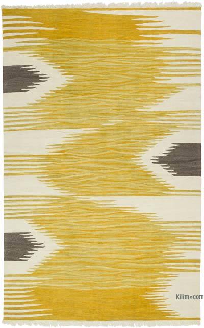 Yeni Kök Boya El Dokuma Kilim - 222 cm x 355 cm