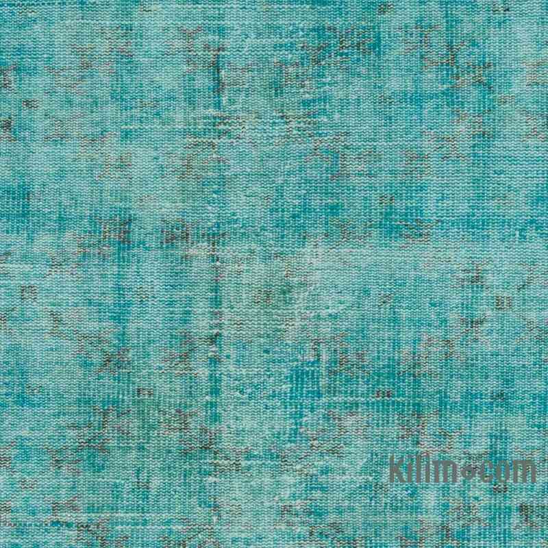 Over-dyed Vintage Hand-Knotted Turkish Rug - 6'  x 6'  (72 in. x 72 in.) - K0065310