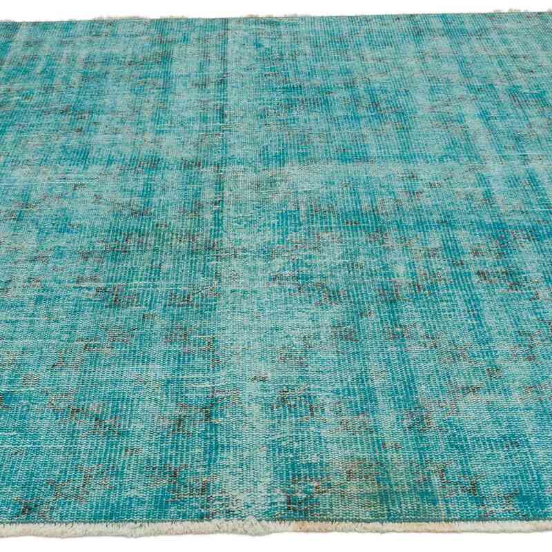 Over-dyed Vintage Hand-Knotted Turkish Rug - 6'  x 6'  (72 in. x 72 in.) - K0065310