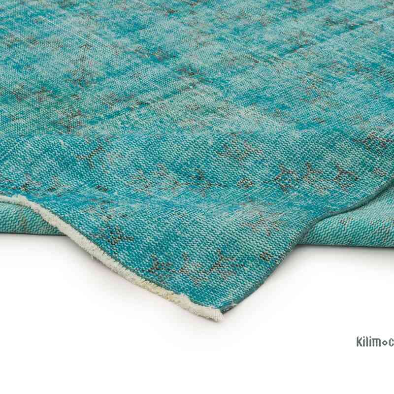 Boyalı El Dokuma Vintage Halı - 182 cm x 184 cm - K0065310