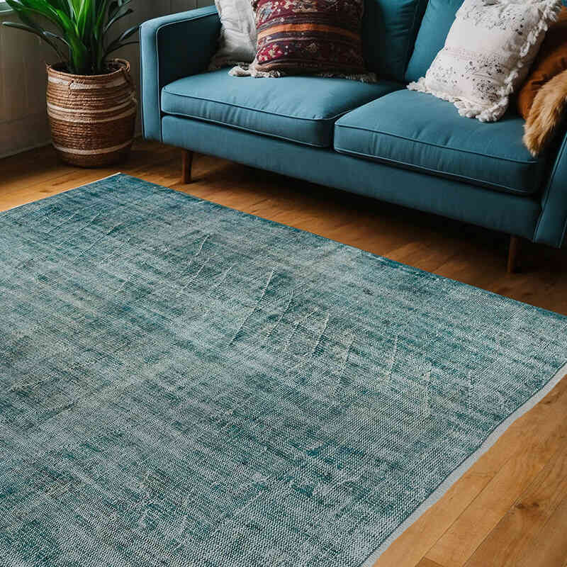 Boyali El Dokuma Vintage Hali - 167 cm x 212 cm - K0065312