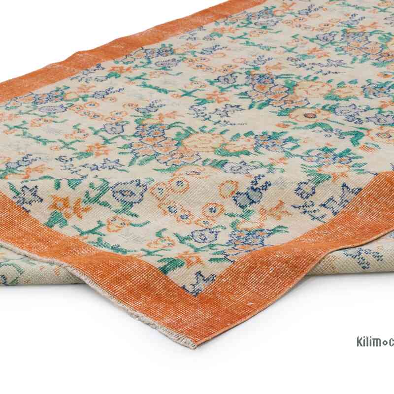Alfombra Vintage Turca Anudada a Mano - 170 cm x 287 cm - K0065317