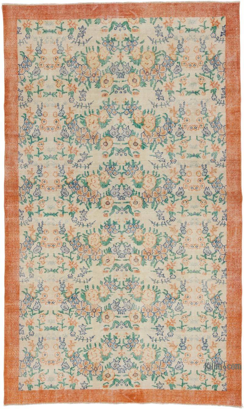 Alfombra Vintage Turca Anudada a Mano - 170 cm x 287 cm - K0065317
