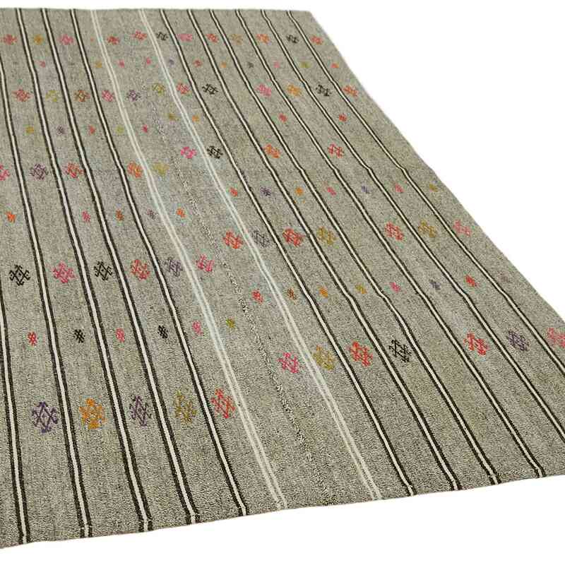 Alfombra Vintage Anatolian Kilim - 173 cm x 258 cm - K0065357