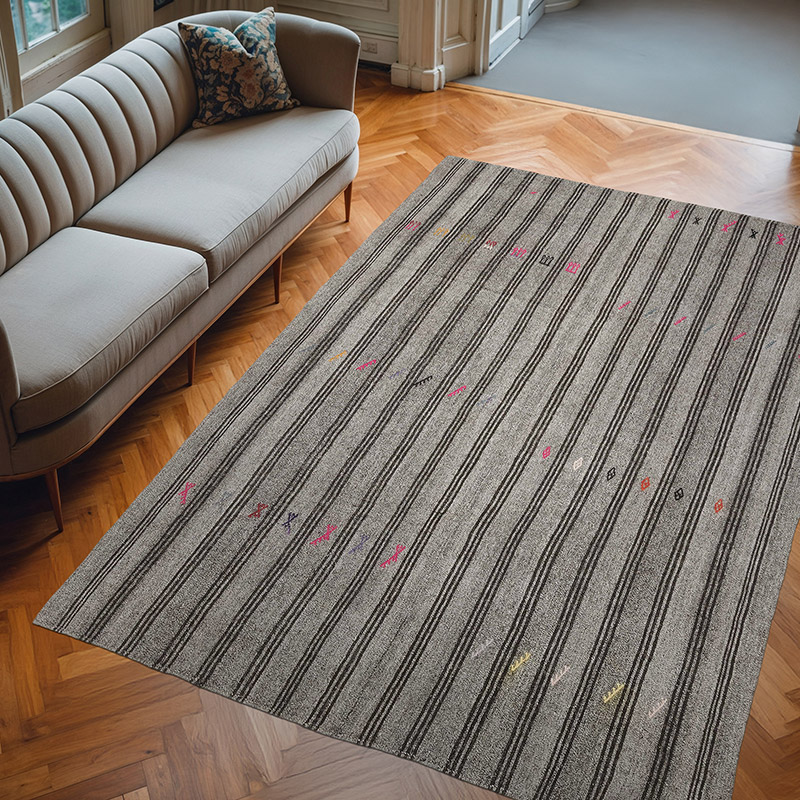 Vintage Anadolu Kilim - 197 cm x 282 cm - K0065362