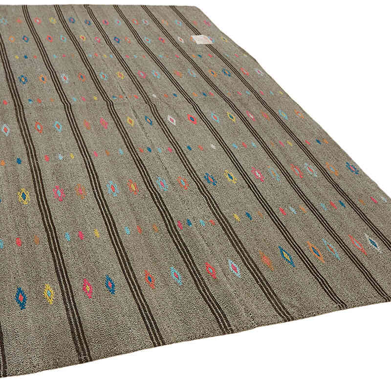 Alfombra Vintage Anatolian Kilim - 205 cm x 290 cm - K0065368