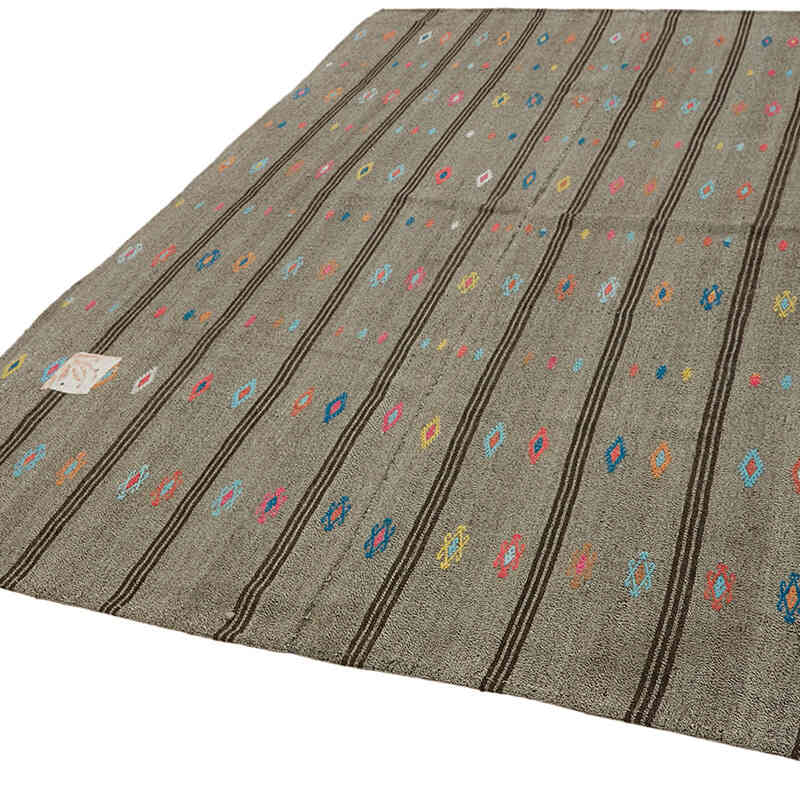 Alfombra Vintage Anatolian Kilim - 205 cm x 290 cm - K0065368