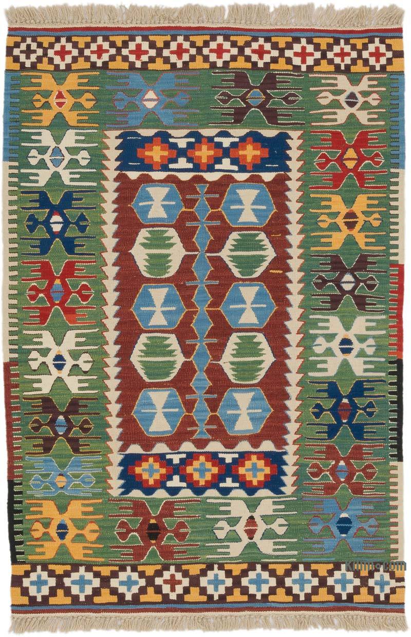 Nueva Alfombra Turca Kilim - 93 cm x 140 cm - K0065384