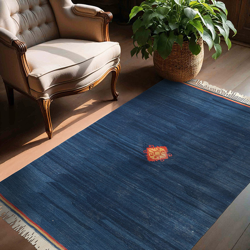 Yeni Kök Boya El Dokuma Kilim - 138 cm x 180 cm - K0065386