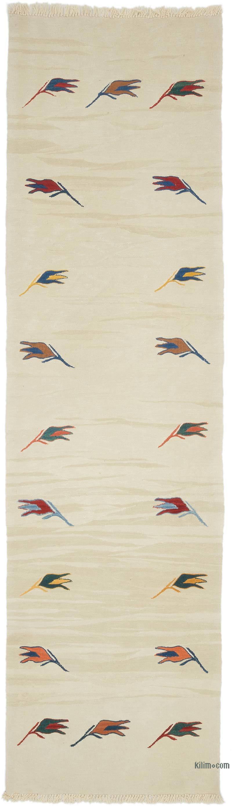 Yeni Kök Boya El Dokuma Yolluk Kilim - 80 cm x 290 cm - K0065392